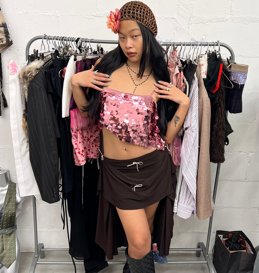 Pink pony top