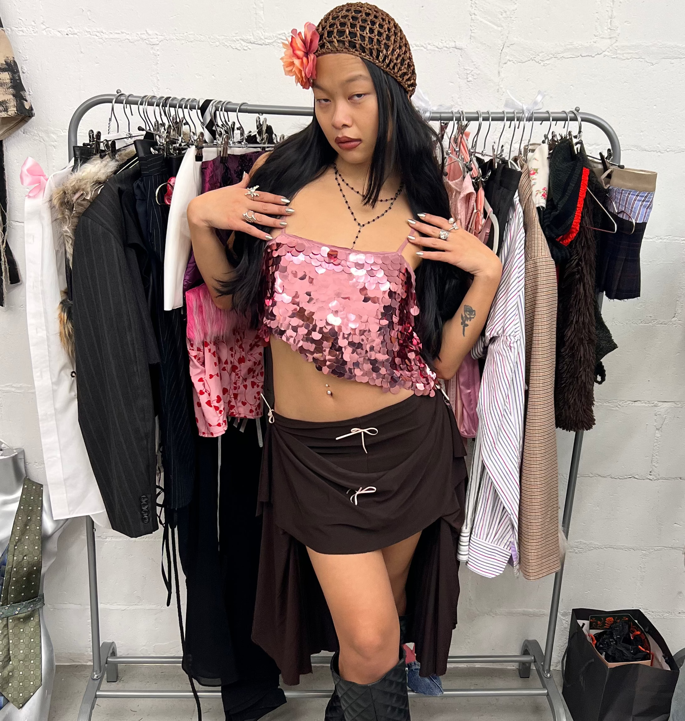 Pink pony top